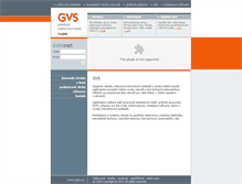 Tablet Screenshot of gvs.cz