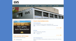 Desktop Screenshot of gvs.ch
